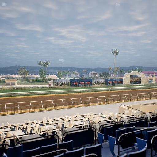 Del Mar Thoroughbred Club - Section Stretch Run Box 53 C Lvl 2 Seat View