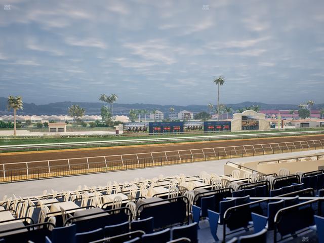 Del Mar Thoroughbred Club - Section Stretch Run Box 53 C Lvl 2 Seat View