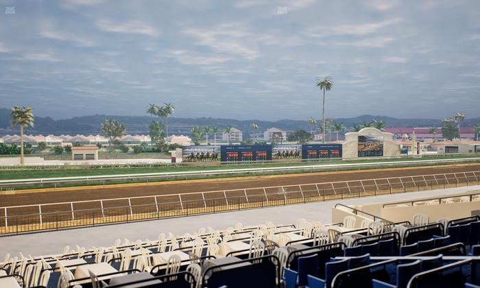 Del Mar Thoroughbred Club - Section Stretch Run Box 53 C Lvl 2 Seat View