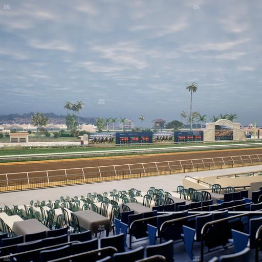 Del Mar Thoroughbred Club - Section Stretch Run Box 53 D Lvl 2 Seat View