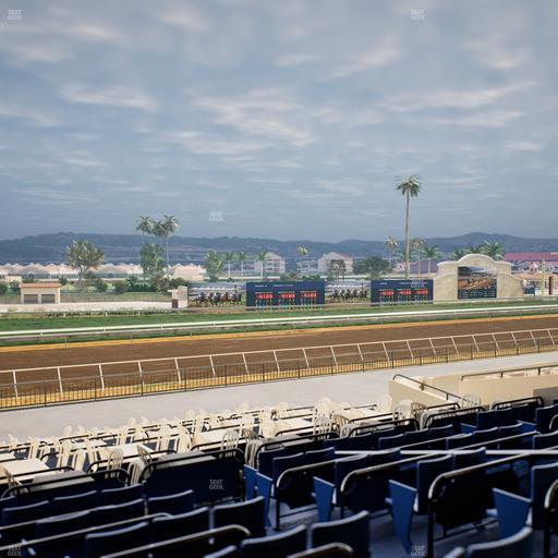 Del Mar Thoroughbred Club - Section Stretch Run Box 53 D Lvl 2 Seat View