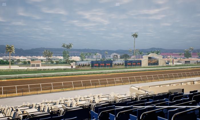 Del Mar Thoroughbred Club - Section Stretch Run Box 53 D Lvl 2 Seat View