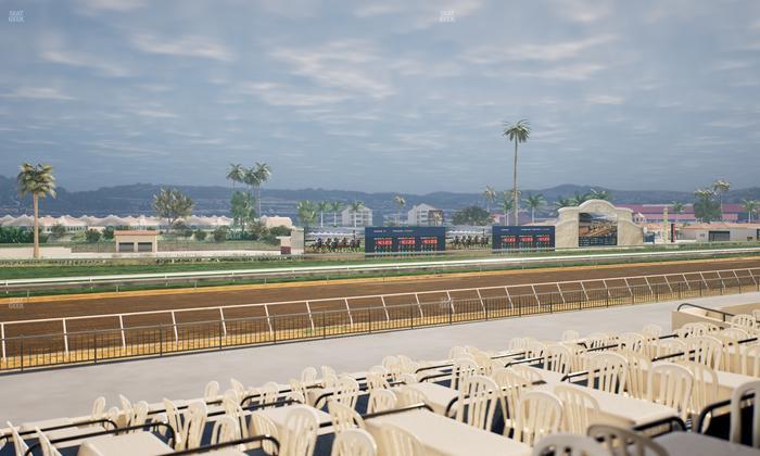 Del Mar Thoroughbred Club - Section Stretch Run Box 54 A Lvl 2 Seat View