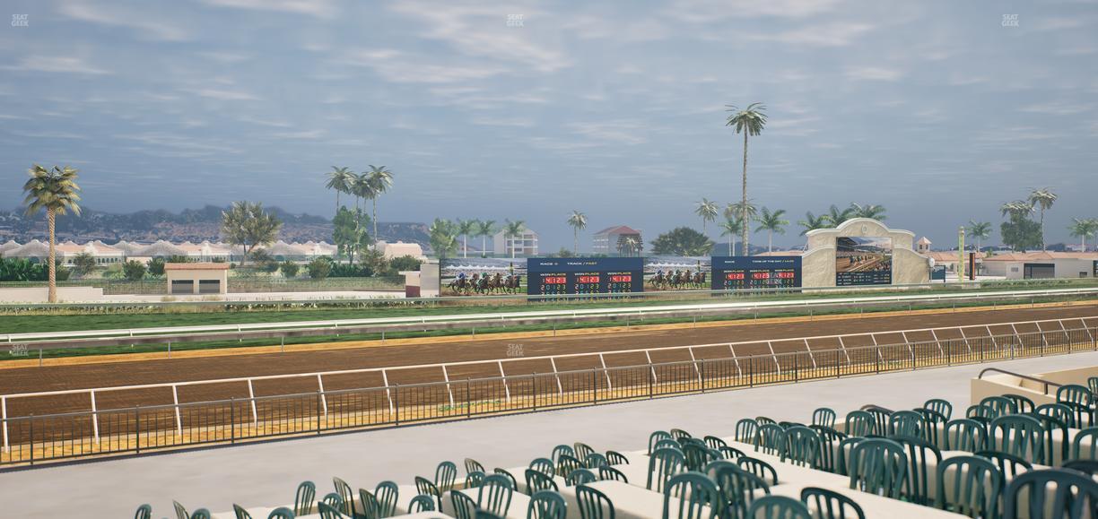 Del Mar Thoroughbred Club - Section Stretch Run Box 54 A Lvl 2 Seat View