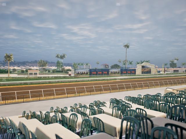 Del Mar Thoroughbred Club - Section Stretch Run Box 54 A Lvl 2 Seat View