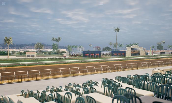 Del Mar Thoroughbred Club - Section Stretch Run Box 54 A Lvl 2 Seat View