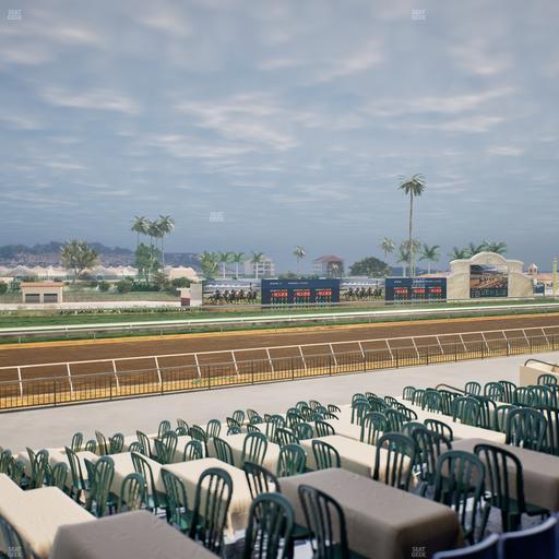 Del Mar Thoroughbred Club - Section Stretch Run Box 54 B Lvl 2 Seat View
