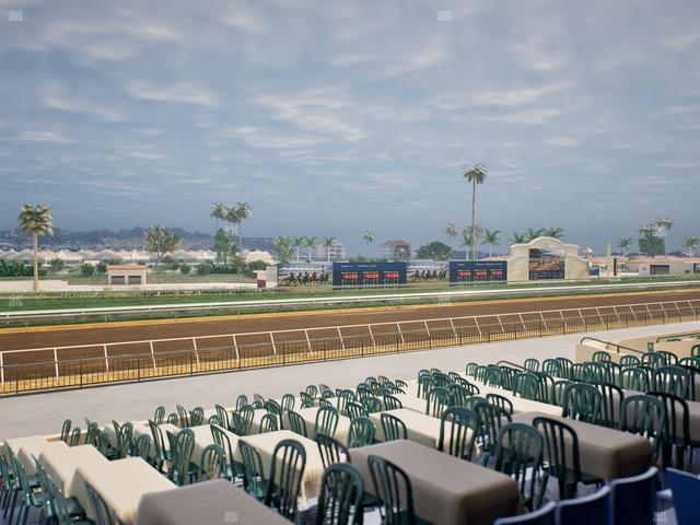 Del Mar Thoroughbred Club - Section Stretch Run Box 54 B Lvl 2 Seat View