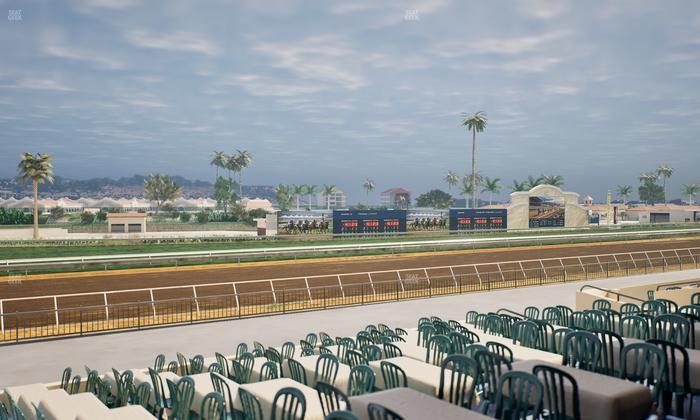 Del Mar Thoroughbred Club - Section Stretch Run Box 54 B Lvl 2 Seat View