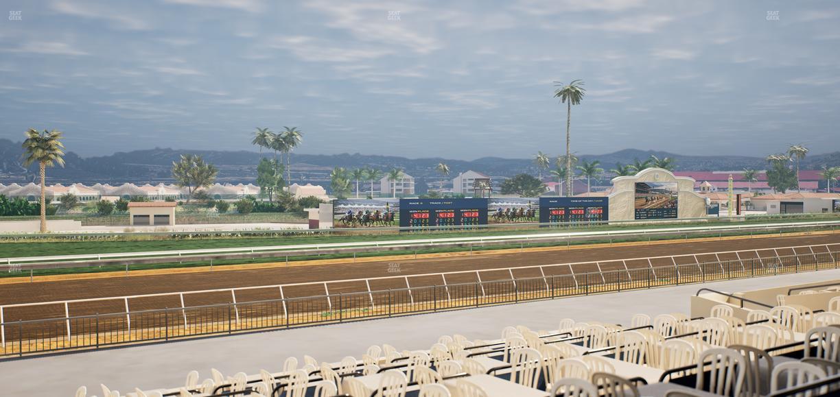 Del Mar Thoroughbred Club - Section Stretch Run Box 54 B Lvl 2 Seat View