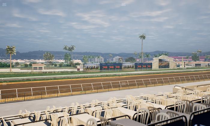 Del Mar Thoroughbred Club - Section Stretch Run Box 54 B Lvl 2 Seat View