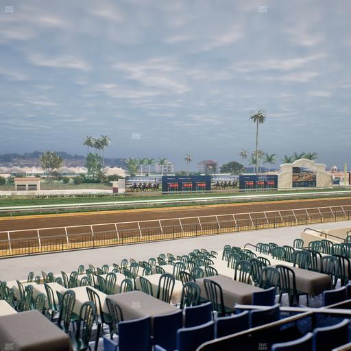 Del Mar Thoroughbred Club - Section Stretch Run Box 54 C Lvl 2 Seat View