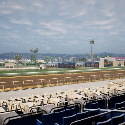 Del Mar Thoroughbred Club - Section Stretch Run Box 54 C Lvl 2 Seat View