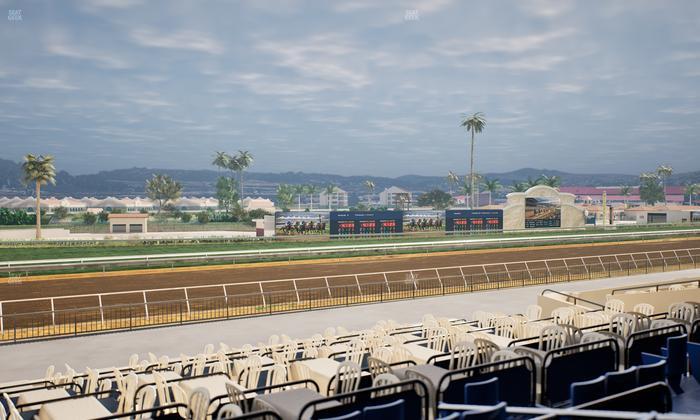 Del Mar Thoroughbred Club - Section Stretch Run Box 54 C Lvl 2 Seat View
