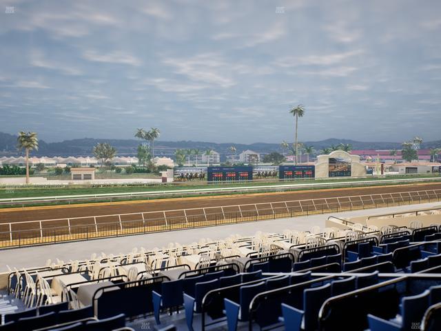Del Mar Thoroughbred Club - Section Stretch Run Box 54 D Lvl 2 Seat View