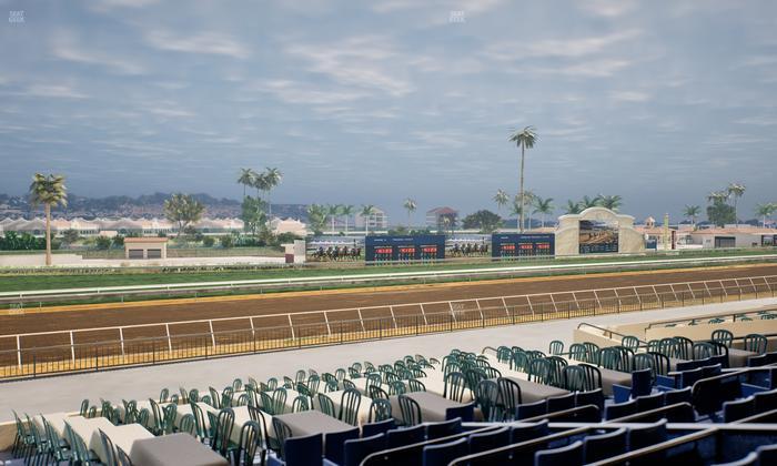 Del Mar Thoroughbred Club - Section Stretch Run Box 54 D Lvl 2 Seat View
