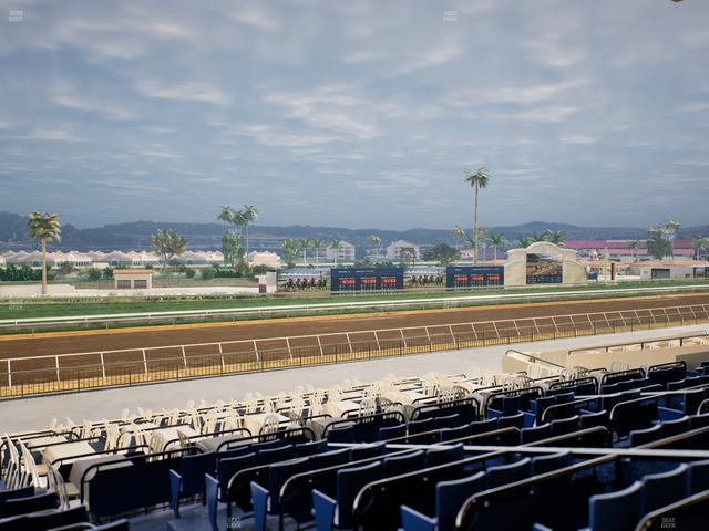 Del Mar Thoroughbred Club - Section Stretch Run Box 54 E Lvl 2 Seat View