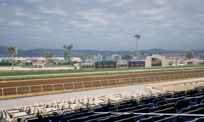 Del Mar Thoroughbred Club - Section Stretch Run Box 54 E Lvl 2 Seat View
