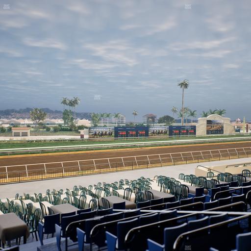 Del Mar Thoroughbred Club - Section Stretch Run Box 54 E Lvl 2 Seat View