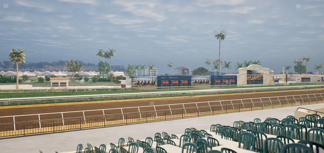 Del Mar Thoroughbred Club - Section Stretch Run Box 55 A Lvl 2 Seat View