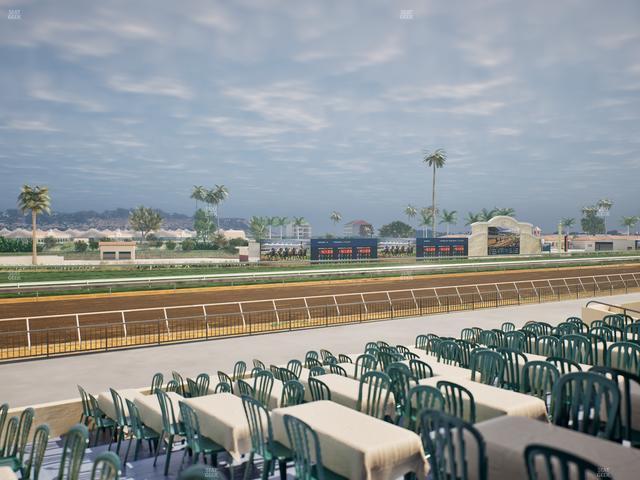 Del Mar Thoroughbred Club - Section Stretch Run Box 55 A Lvl 2 Seat View