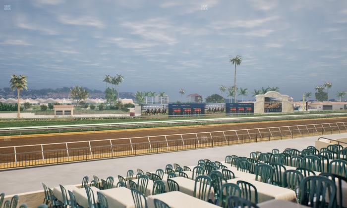 Del Mar Thoroughbred Club - Section Stretch Run Box 55 A Lvl 2 Seat View