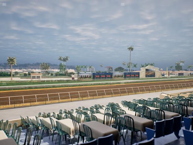 Del Mar Thoroughbred Club - Section Stretch Run Box 55 B Lvl 2 Seat View