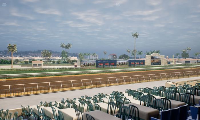 Del Mar Thoroughbred Club - Section Stretch Run Box 55 B Lvl 2 Seat View