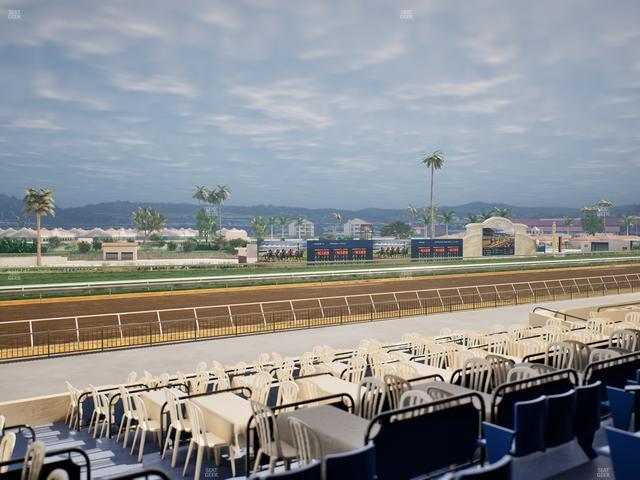 Del Mar Thoroughbred Club - Section Stretch Run Box 55 B Lvl 2 Seat View