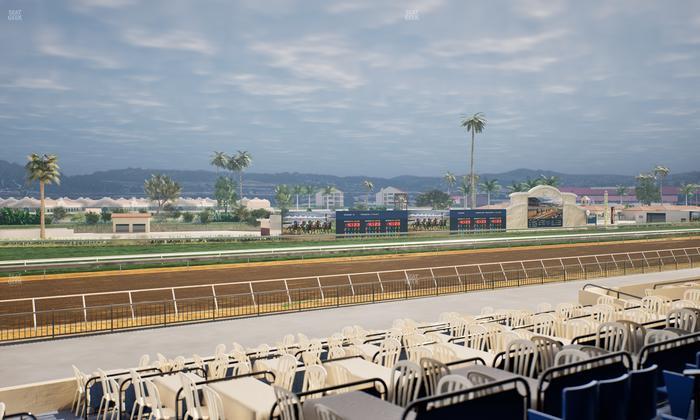 Del Mar Thoroughbred Club - Section Stretch Run Box 55 B Lvl 2 Seat View