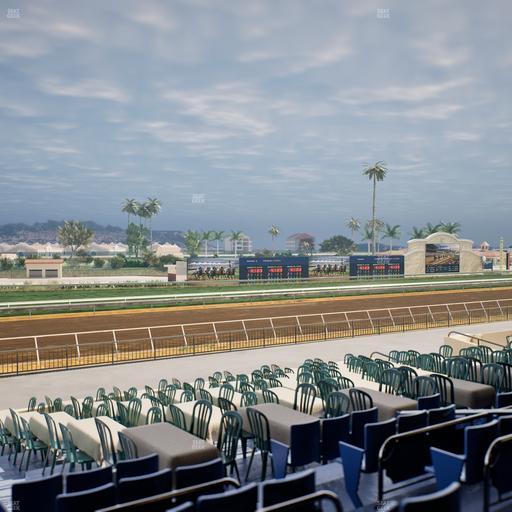 Del Mar Thoroughbred Club - Section Stretch Run Box 55 C Lvl 2 Seat View