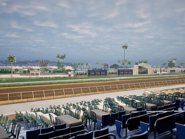 Del Mar Thoroughbred Club - Section Stretch Run Box 55 C Lvl 2 Seat View