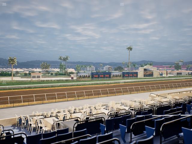 Del Mar Thoroughbred Club - Section Stretch Run Box 55 C Lvl 2 Seat View