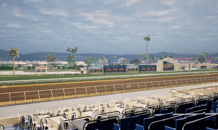Del Mar Thoroughbred Club - Section Stretch Run Box 55 C Lvl 2 Seat View