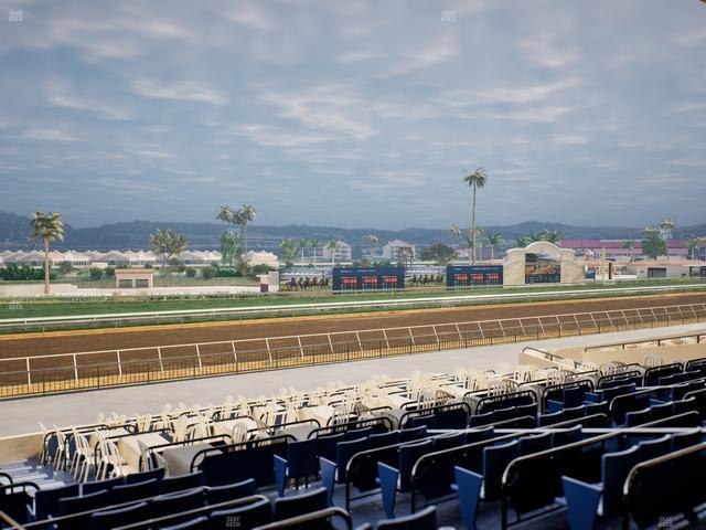 Del Mar Thoroughbred Club - Section Stretch Run Box 55 Lvl 2 Seat View