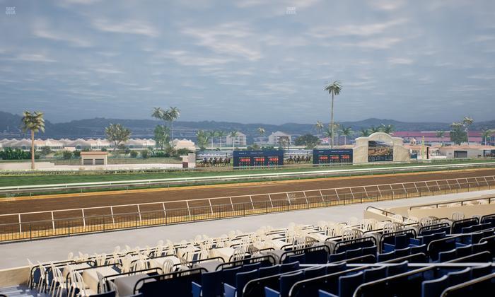 Del Mar Thoroughbred Club - Section Stretch Run Box 55 Lvl 2 Seat View