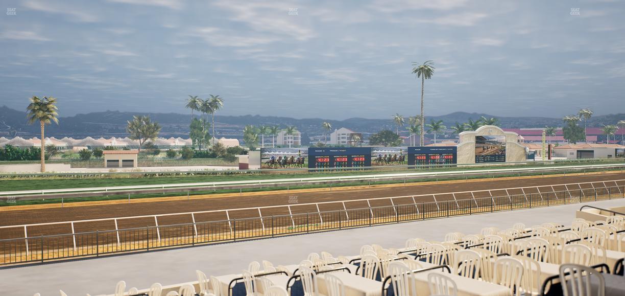 Del Mar Thoroughbred Club - Section Stretch Run Box 56 A Lvl 2 Seat View