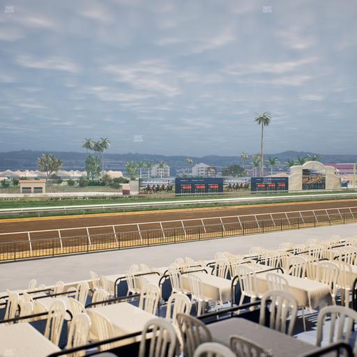 Del Mar Thoroughbred Club - Section Stretch Run Box 56 A Lvl 2 Seat View