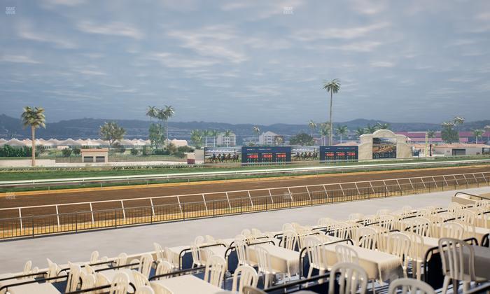Del Mar Thoroughbred Club - Section Stretch Run Box 56 A Lvl 2 Seat View