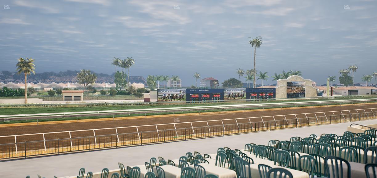 Del Mar Thoroughbred Club - Section Stretch Run Box 56 A Lvl 2 Seat View