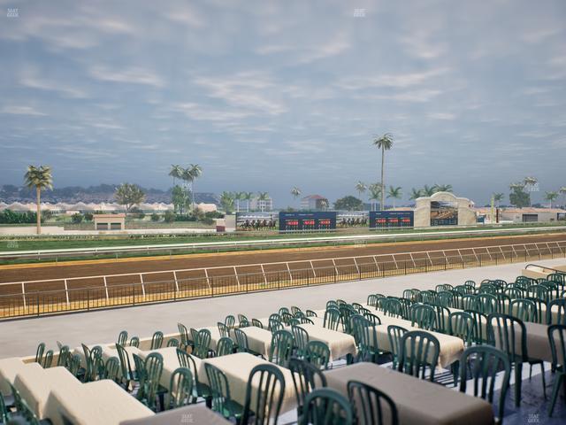 Del Mar Thoroughbred Club - Section Stretch Run Box 56 A Lvl 2 Seat View