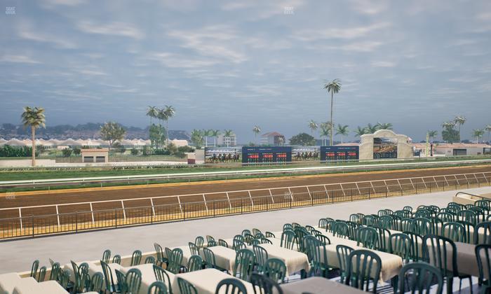 Del Mar Thoroughbred Club - Section Stretch Run Box 56 A Lvl 2 Seat View