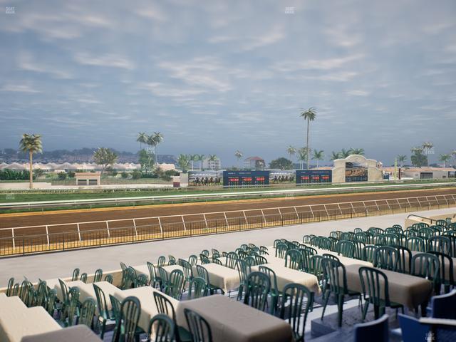Del Mar Thoroughbred Club - Section Stretch Run Box 56 B Lvl 2 Seat View