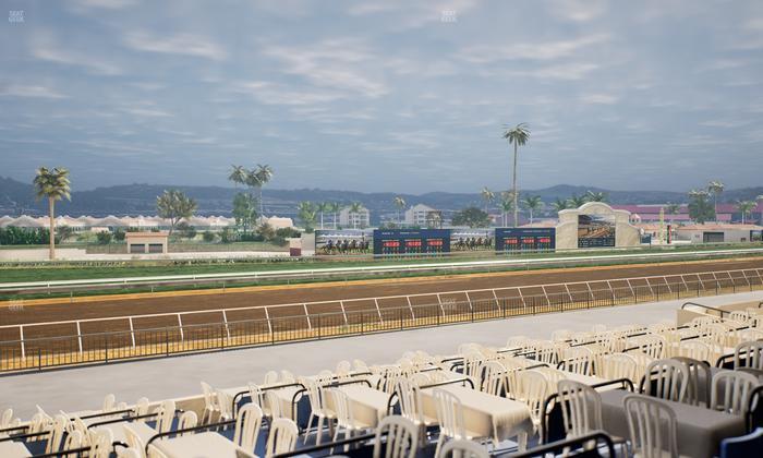 Del Mar Thoroughbred Club - Section Stretch Run Box 56 B Lvl 2 Seat View