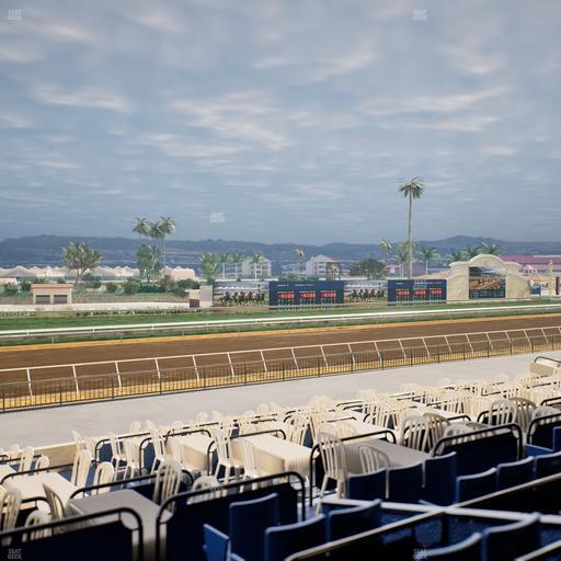 Del Mar Thoroughbred Club - Section Stretch Run Box 56 C Lvl 2 Seat View