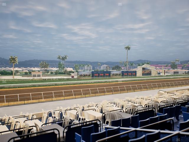 Del Mar Thoroughbred Club - Section Stretch Run Box 56 C Lvl 2 Seat View