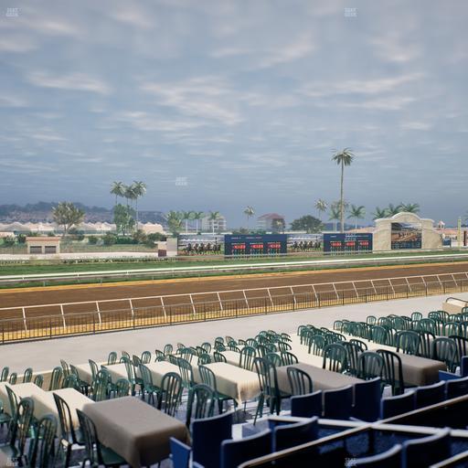 Del Mar Thoroughbred Club - Section Stretch Run Box 56 C Lvl 2 Seat View