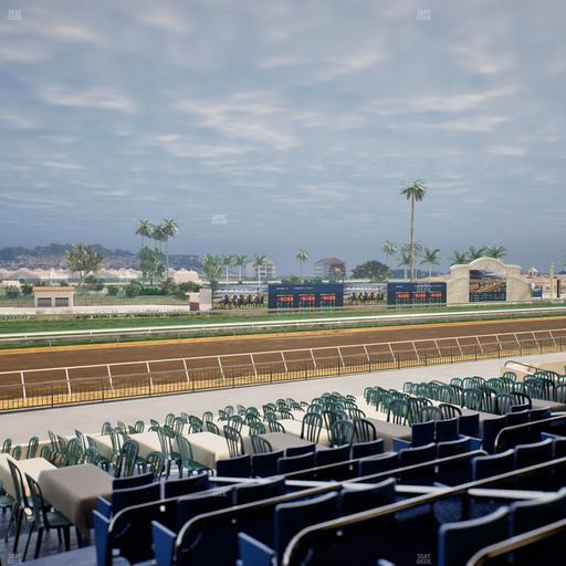 Del Mar Thoroughbred Club - Section Stretch Run Box 56 D Lvl 2 Seat View