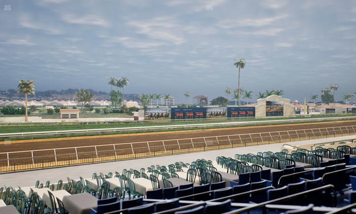 Del Mar Thoroughbred Club - Section Stretch Run Box 56 D Lvl 2 Seat View