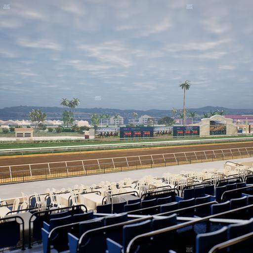Del Mar Thoroughbred Club - Section Stretch Run Box 56 D Lvl 2 Seat View